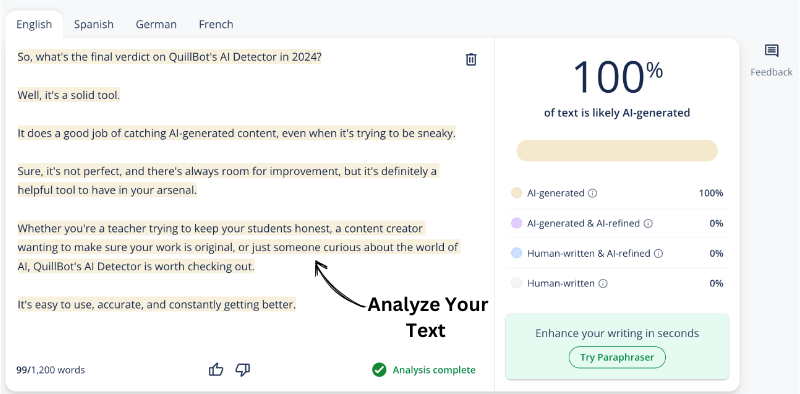 Analyze Your Text
