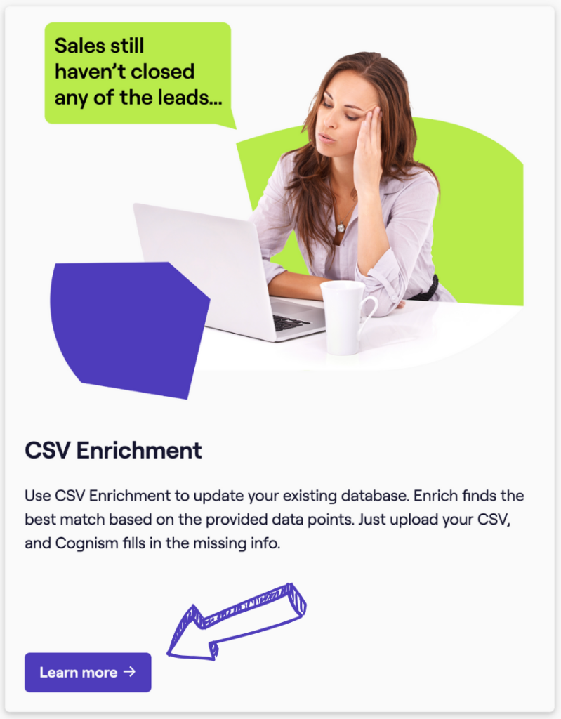 Cognism CSV Enrichment