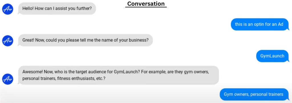 Conversation with Air AI