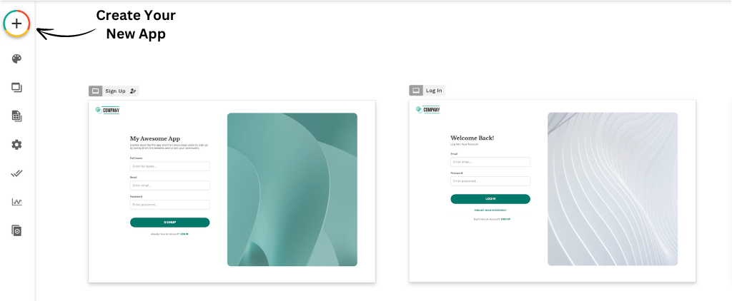 Create Your New App