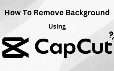 How to Remove Background using CapCut in 2024