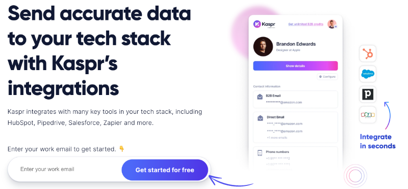 Kaspr integrations