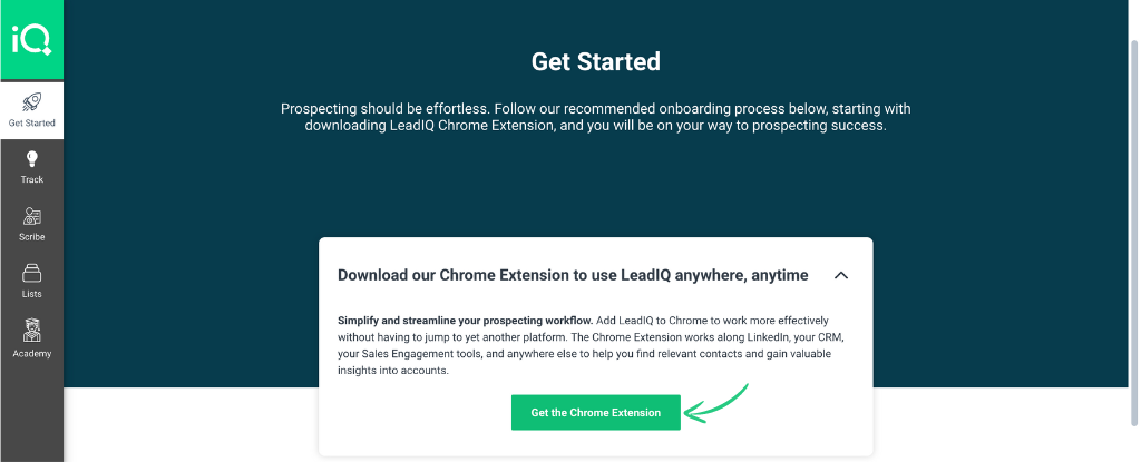 LeadIQ Extention