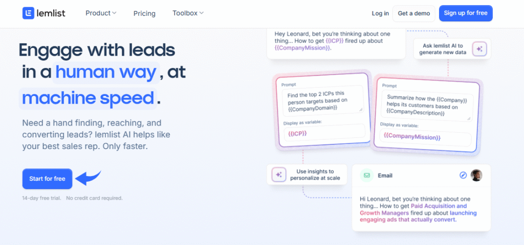 Lemlist Review 2025: Best Sales Automation Platform? 12 Lemlist Custom Landing Pages