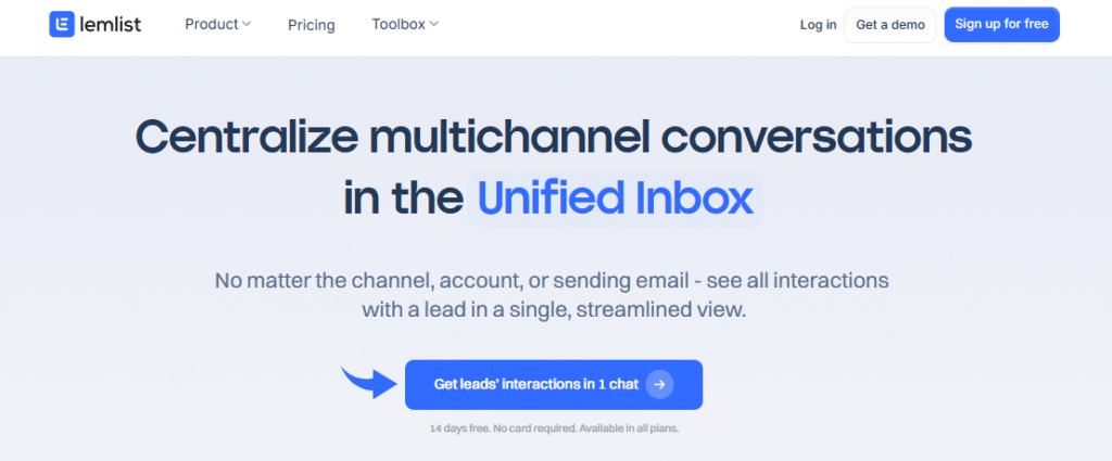 Lemlist Review 2025: Best Sales Automation Platform? 13 Lemlist Unified Inbox