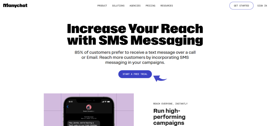 Manychat SMS Marketing