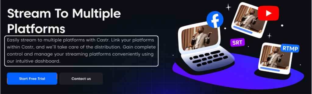 Multistreaming with Castr