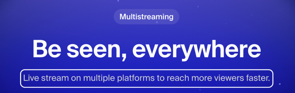 Multistreaming with Restream