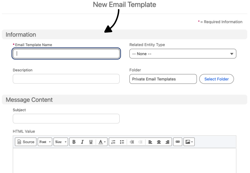 New email Template