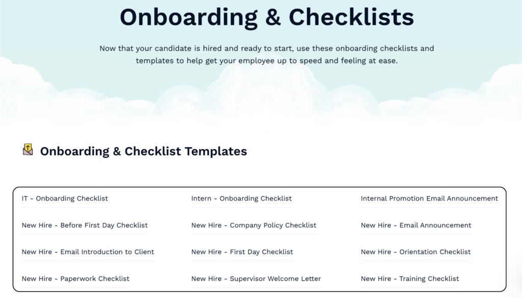 breezy hr Onboarding & Checklists