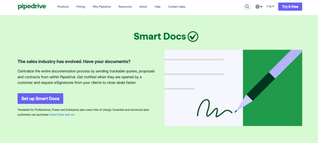 Pipedrive Smart Docs