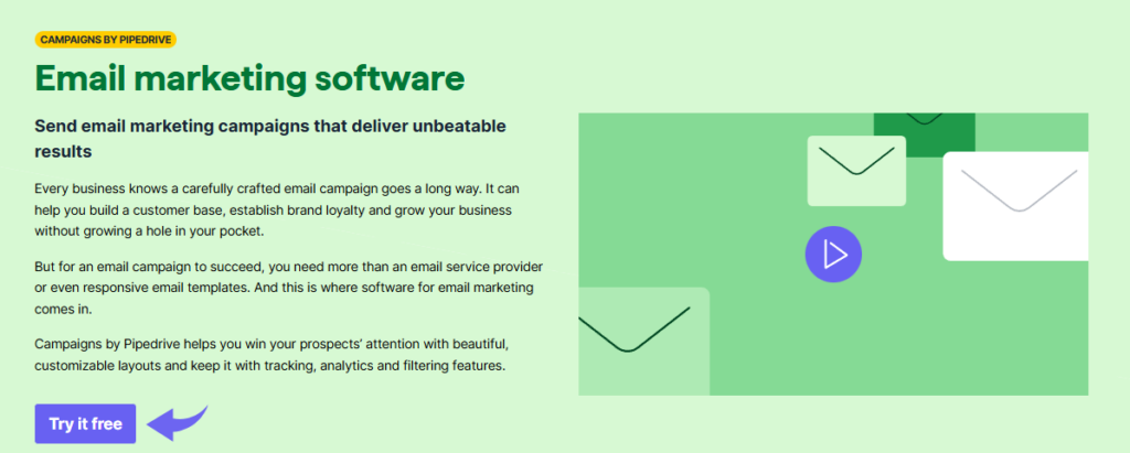 Pipedrive Email marketing