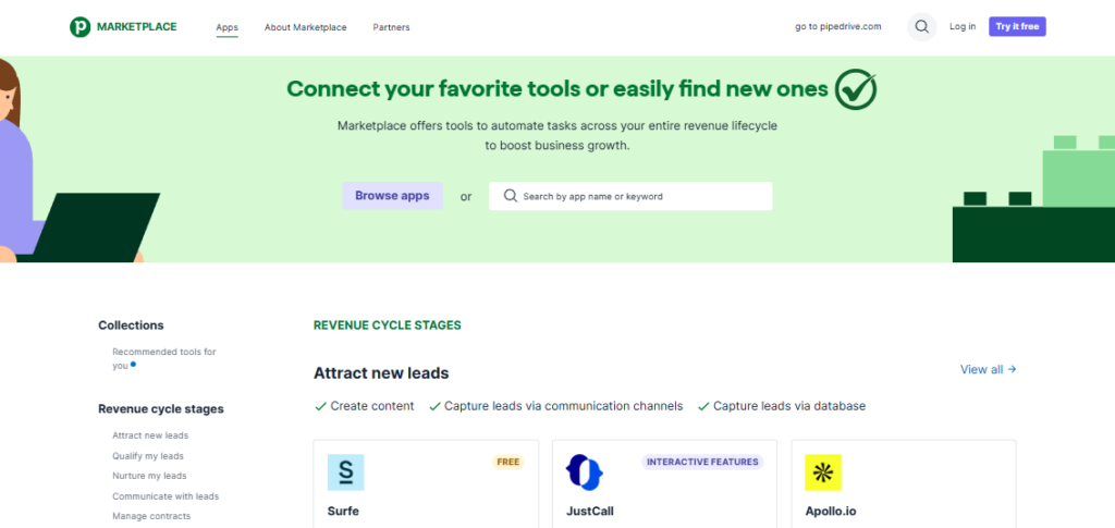 Pipedrive Marketplace Integrations