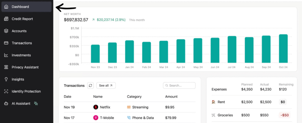 Refresh Me Review 2025: Best Financial Management Tool? 10 RefreshME Financial Dashboard