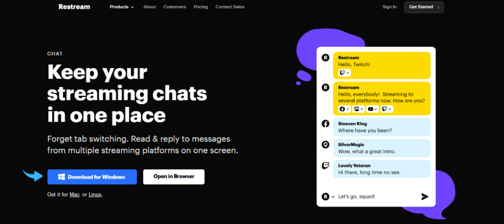 Restream Smart Chatbox