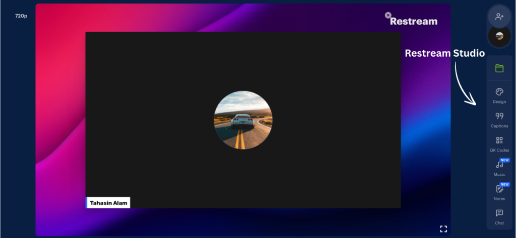Restream studio
