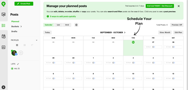 Schedule Your Plan
