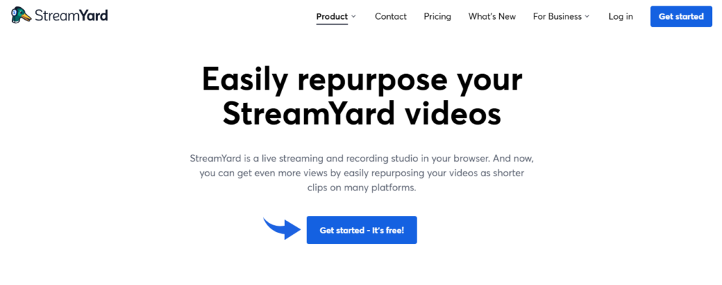 StreamYard Video Repurposing