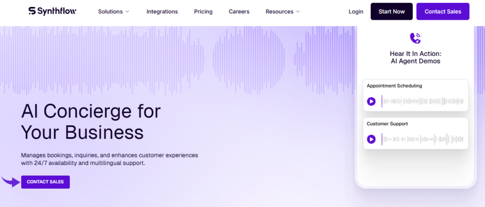 Synthflow AI Concierge Image