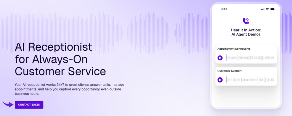 Synthflow AI Receptionist Image