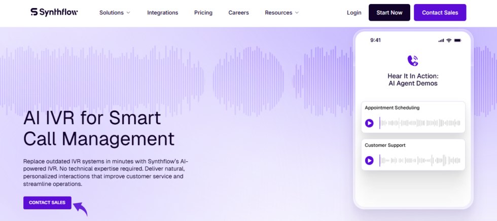 Synthflow Smart Call Management Image