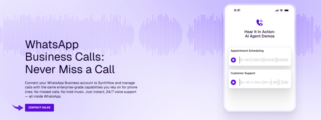 Synthflow Whatsapp Integration