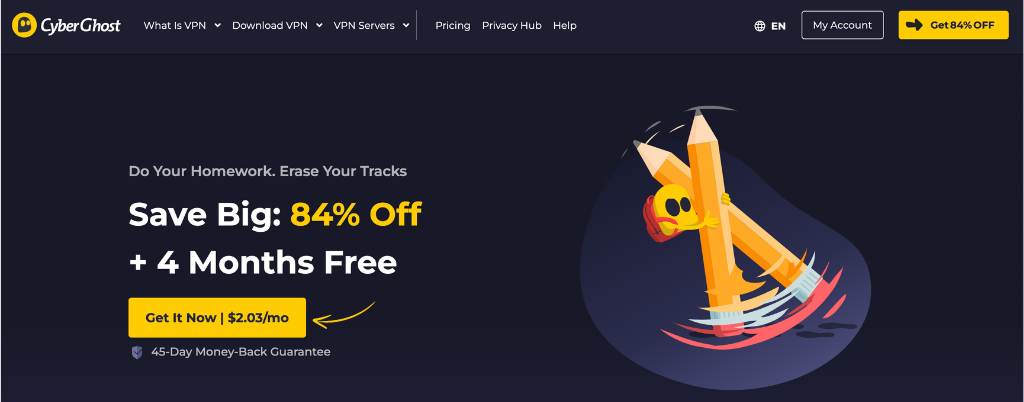 CyberGhost Homepage