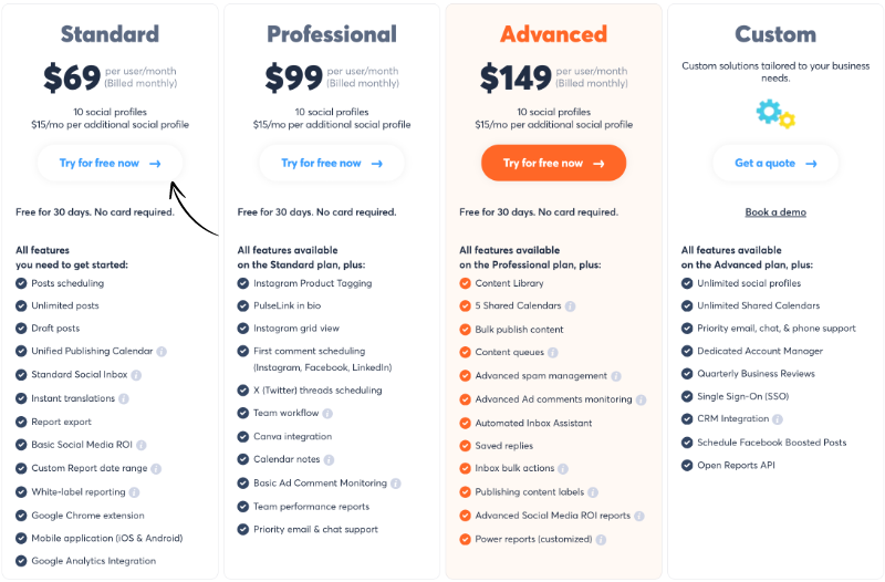Agorapulse pricing