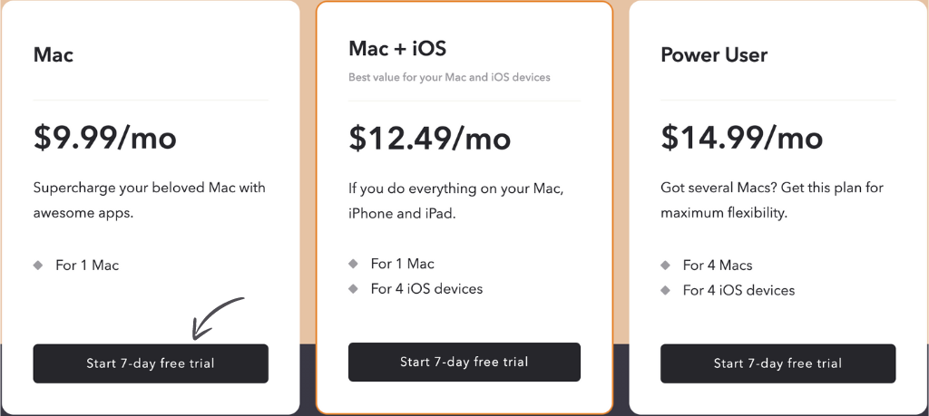 Setapp Pricing