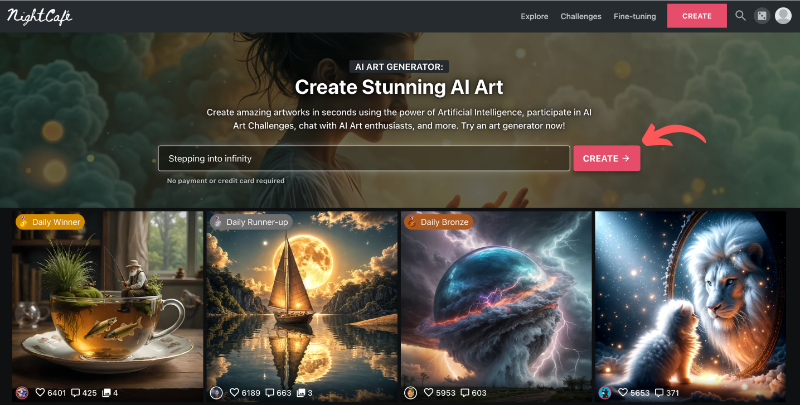 NightCafe Creator