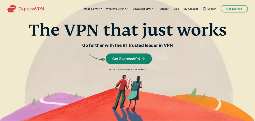 ExpressVPN Homepage