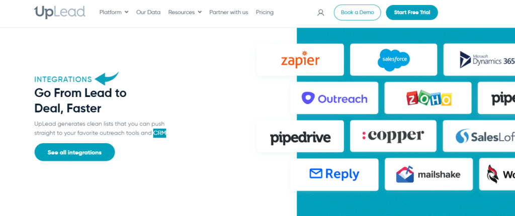 Uplead Review: The Best B2B Lead Tool in 2025? 12 UpLead CRM Integrations