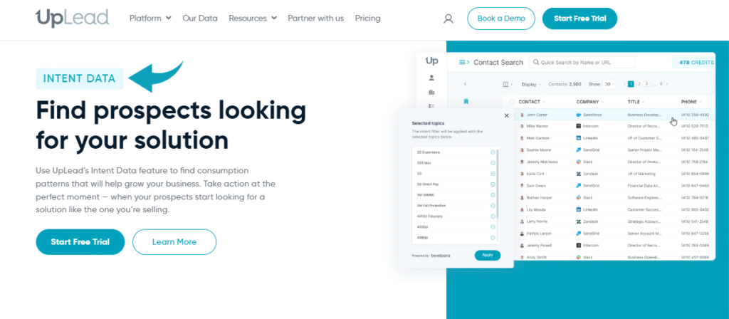 Uplead Review: The Best B2B Lead Tool in 2025? 11 UpLead Intent Data