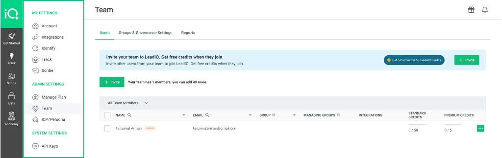 Using LeadIQ