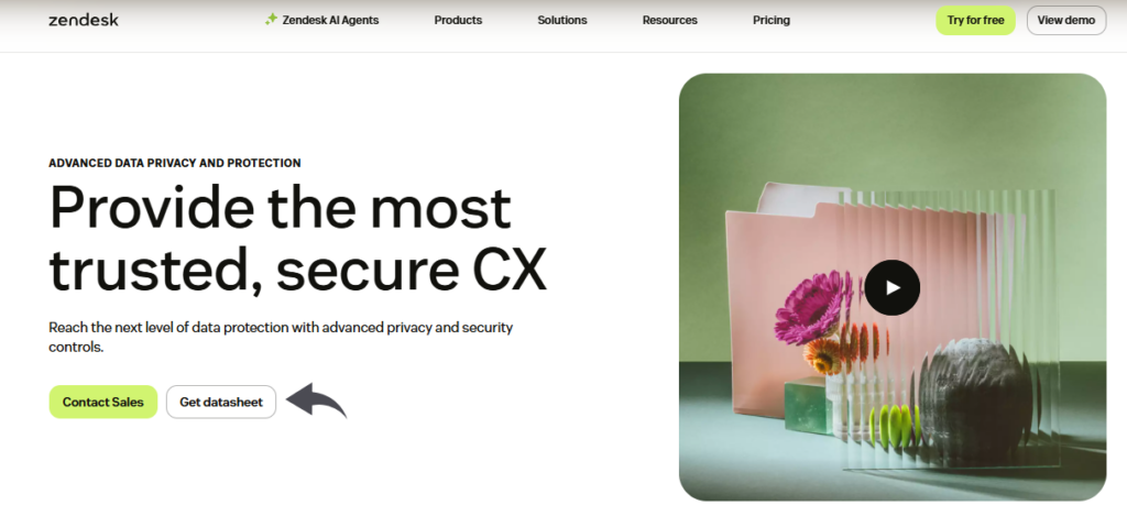 Zendesk Advanced data privacy and protection