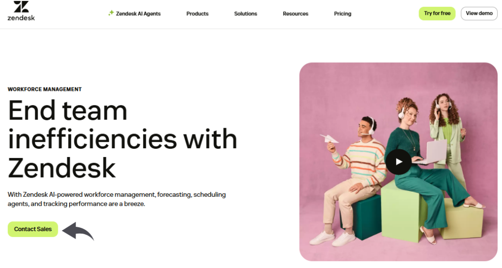 Zendesk Workforce management