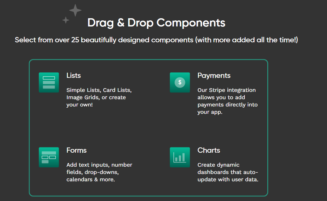 Adalo Drag & Drop Components