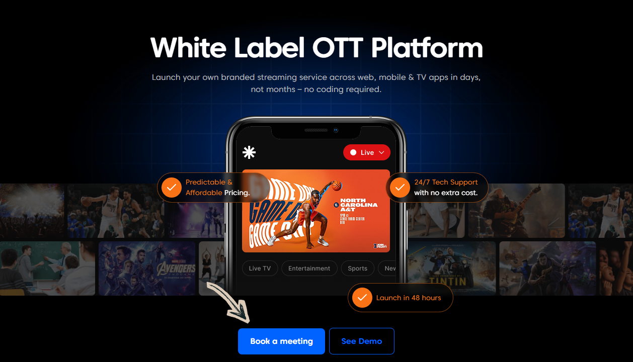 Castr White Label OTT Platform