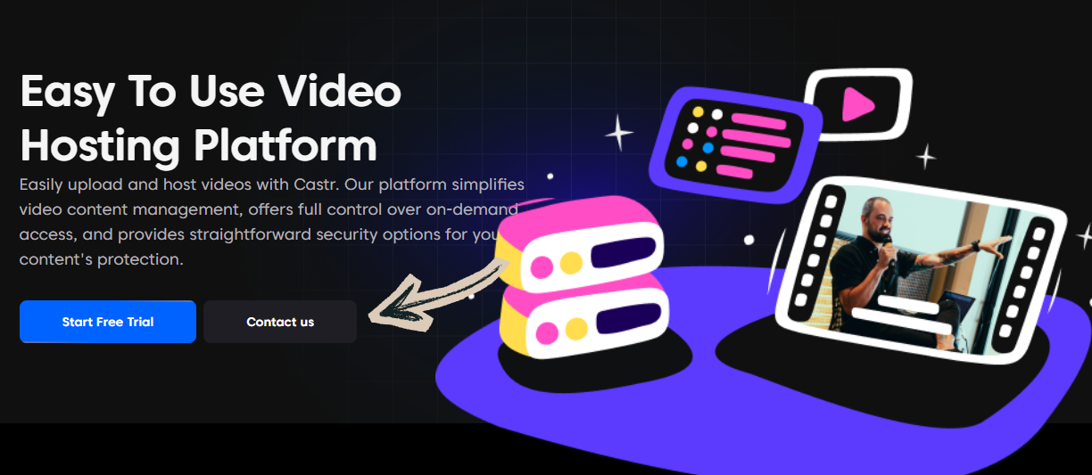 Castr Video Hosting Image