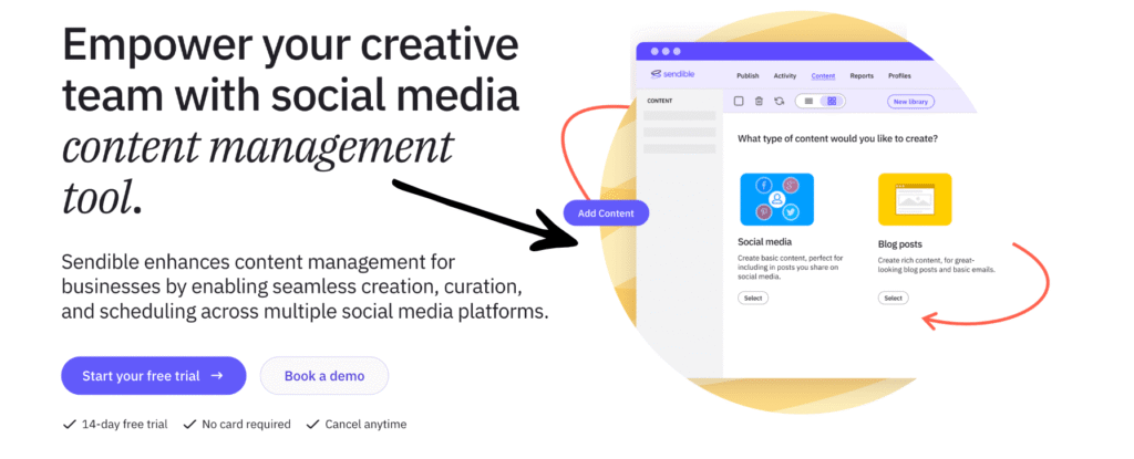 Sendible Review 2024: Best Social Media Management Tool? 5 sendible content management tool