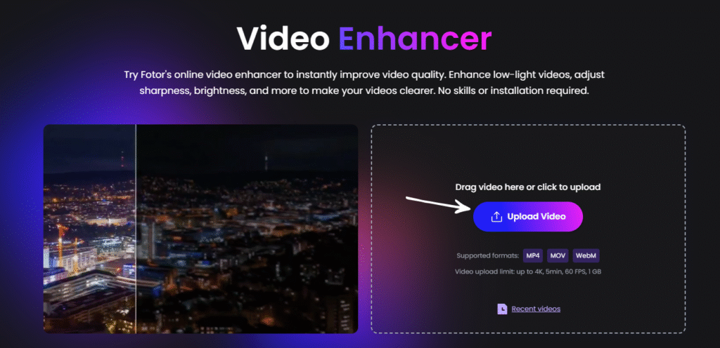 fotor video enhancer