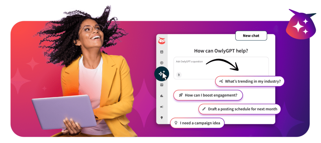 hootsuite social media AI assistant