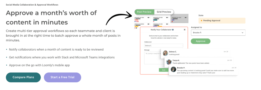 loomly Collaboration & Approval Workflows