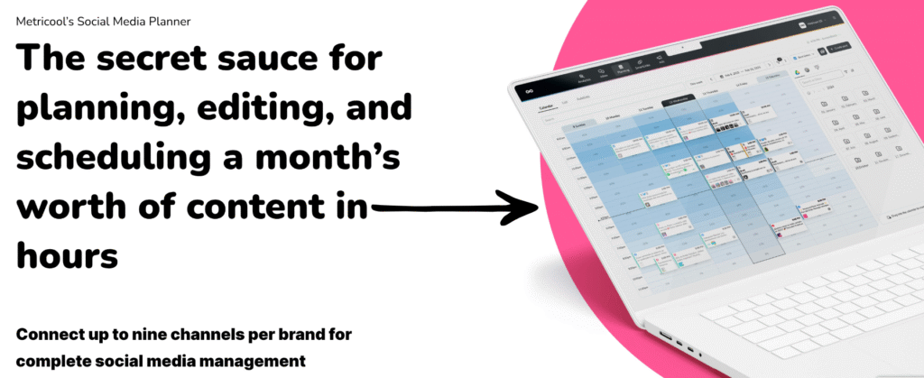 metricool Social Media Planner