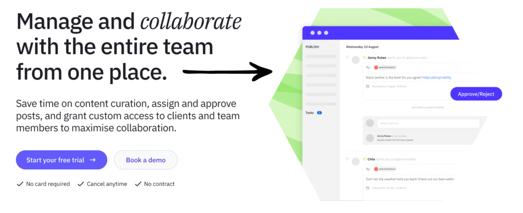 Sendible Review 2024: Best Social Media Management Tool? 9 sendible Manage and collaborate