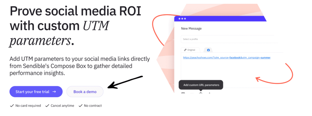 Sendible Review 2024: Best Social Media Management Tool? 11 sendible UTM Tracking