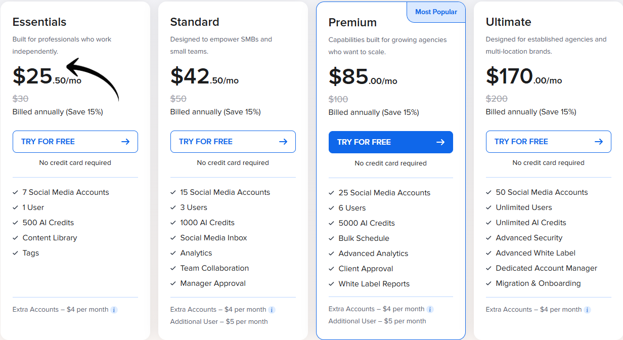 socialpilot pricing