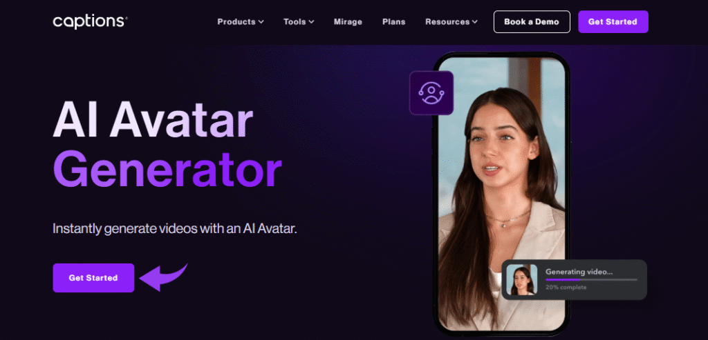Captions AI Avatar Generator
