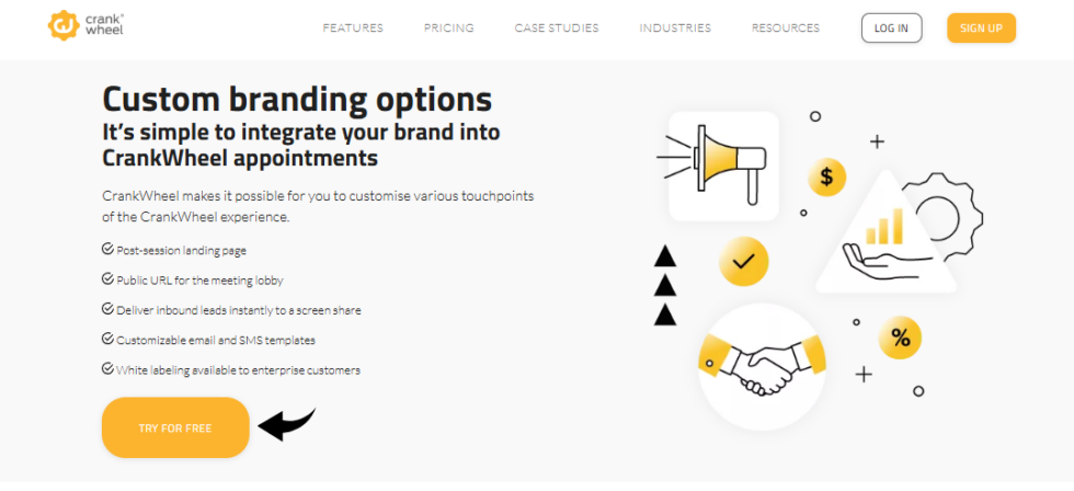 CrankWheel in 2026: Still the Best Screen Share Tool? 13 CrankWheel Custom Branding Options Image