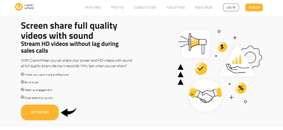 CrankWheel in 2026: Still the Best Screen Share Tool? 6 CrankWheel HD Streaming Image